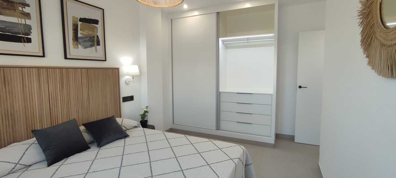 These newly constructed duplex residences each feature three bedrooms and three bathrooms across two