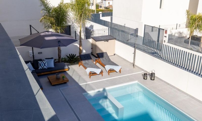 Dining area in villa for sale in Algorfa