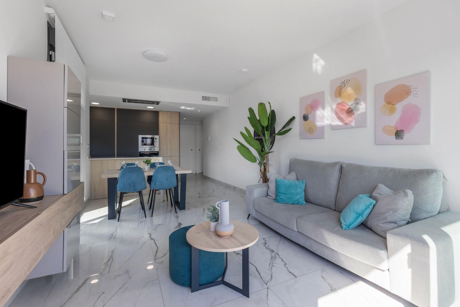 Master bedroom in penthouse for sale in Orihuela Costa