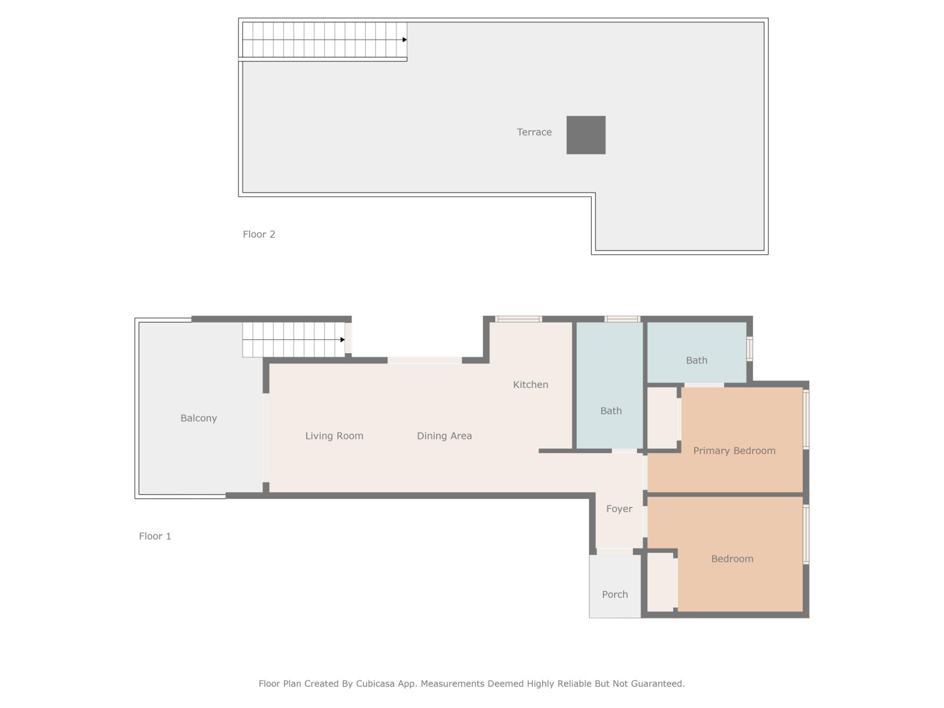 Living room in penthouse for sale in Orihuela Costa