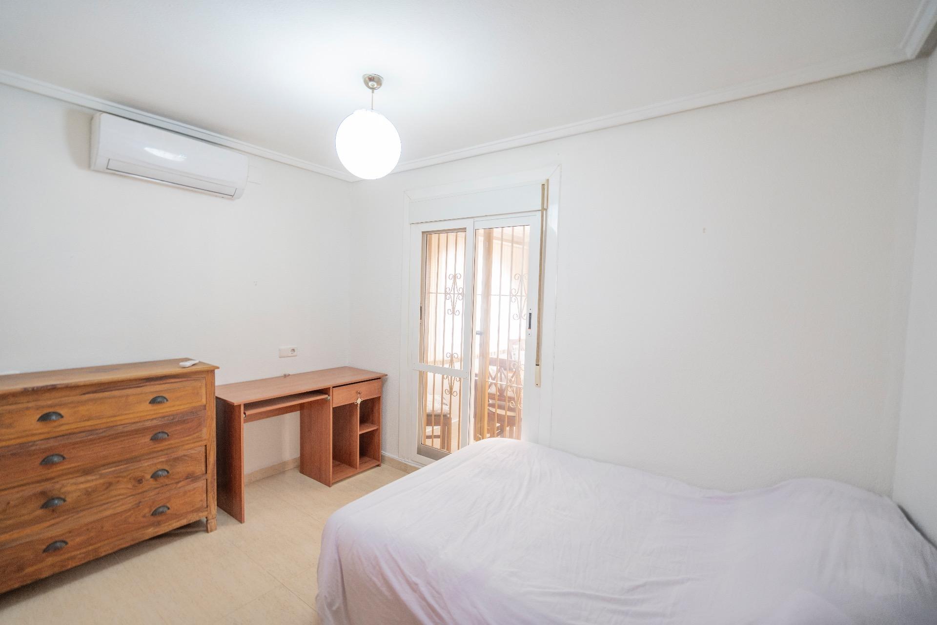 Master bedroom in villa for sale in Mazarron