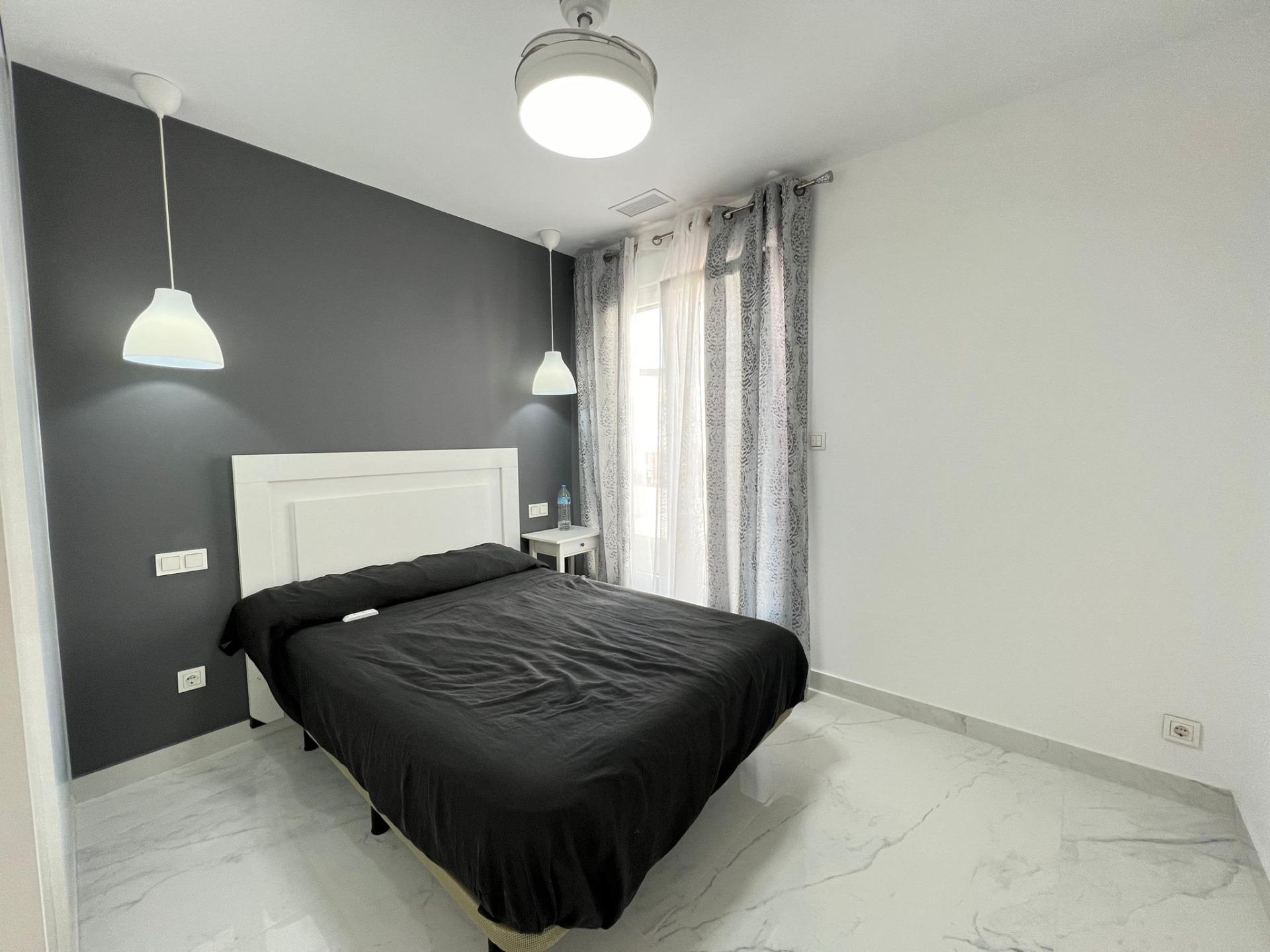 Master bedroom in villa for sale in Torrevieja