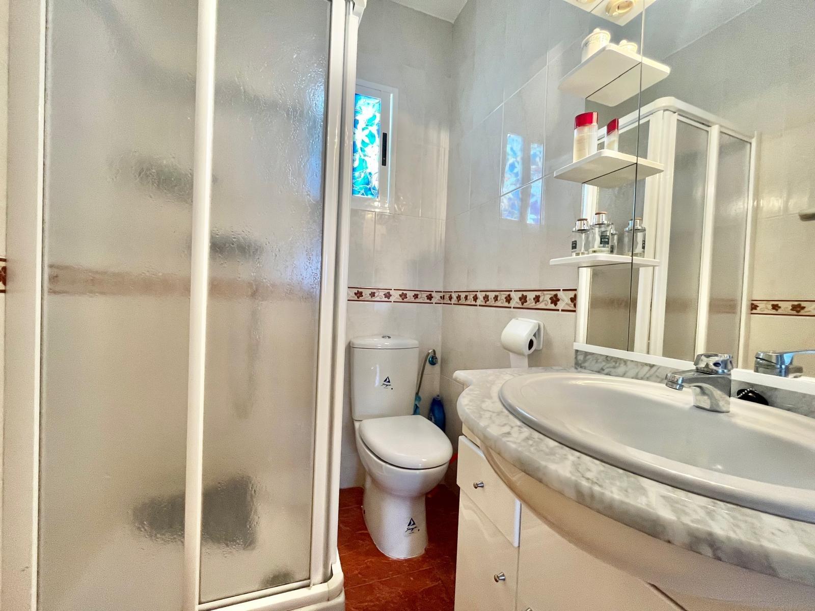 Bathroom in apartment for sale in Torrevieja