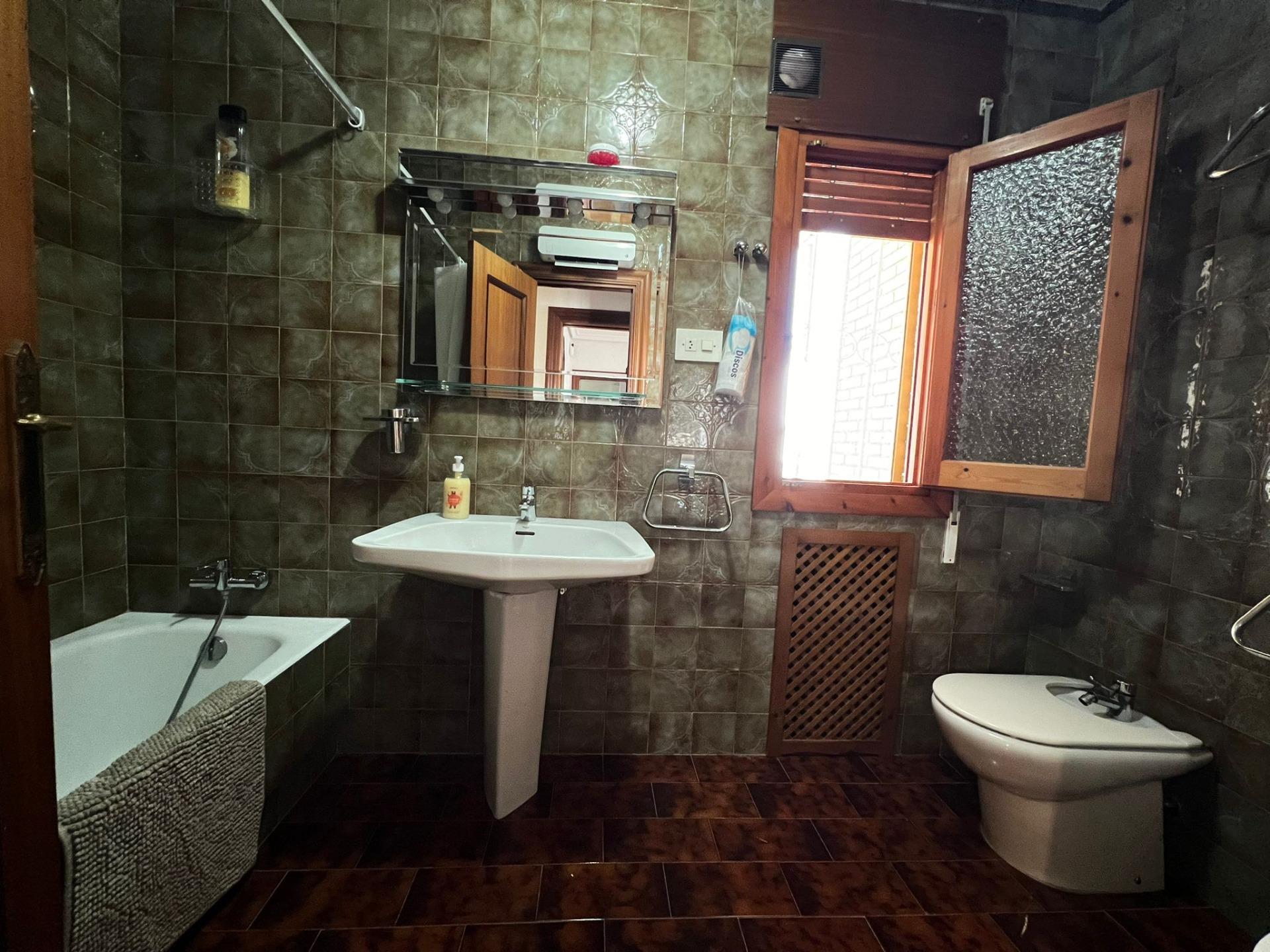 Pool area in villa for sale in Orihuela Costa