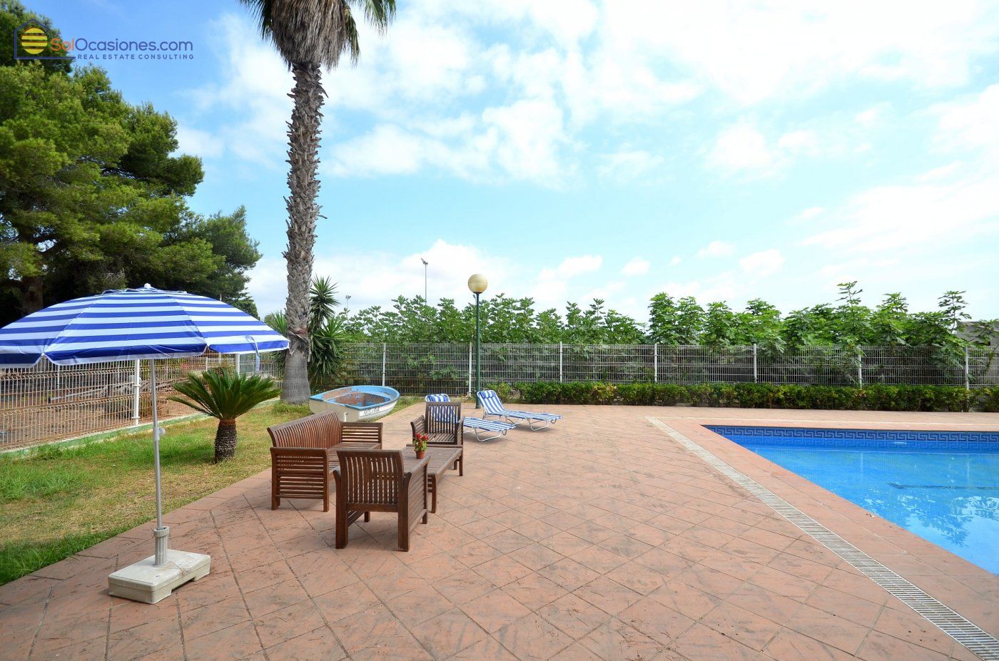 Garden in villa for sale in Torrevieja