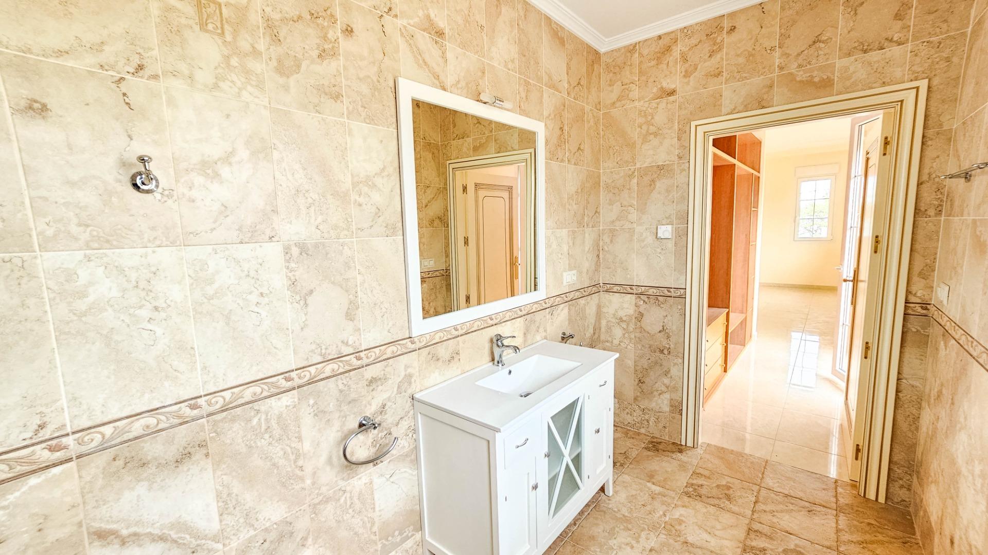 Terrace in villa for sale in Cabo Roig