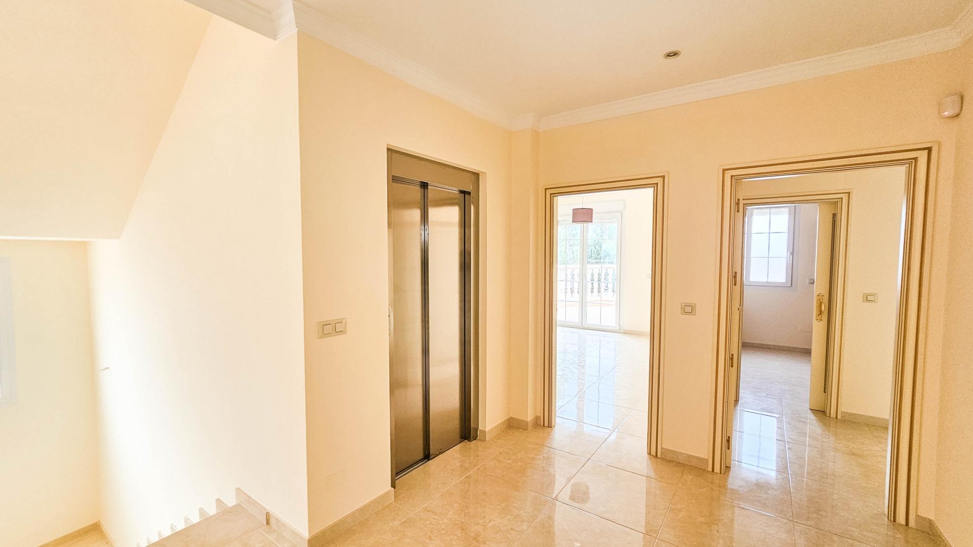 Pool area in villa for sale in Cabo Roig