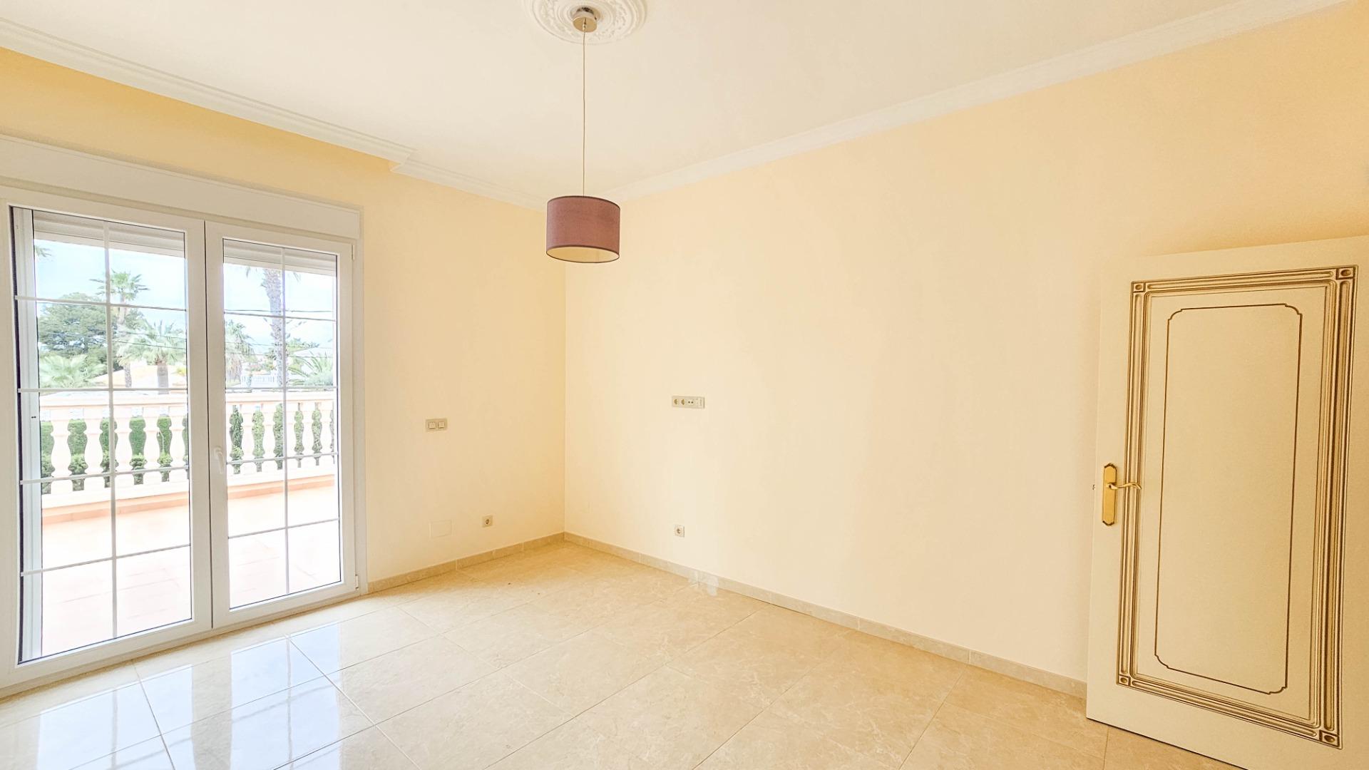 Living room in villa for sale in Cabo Roig