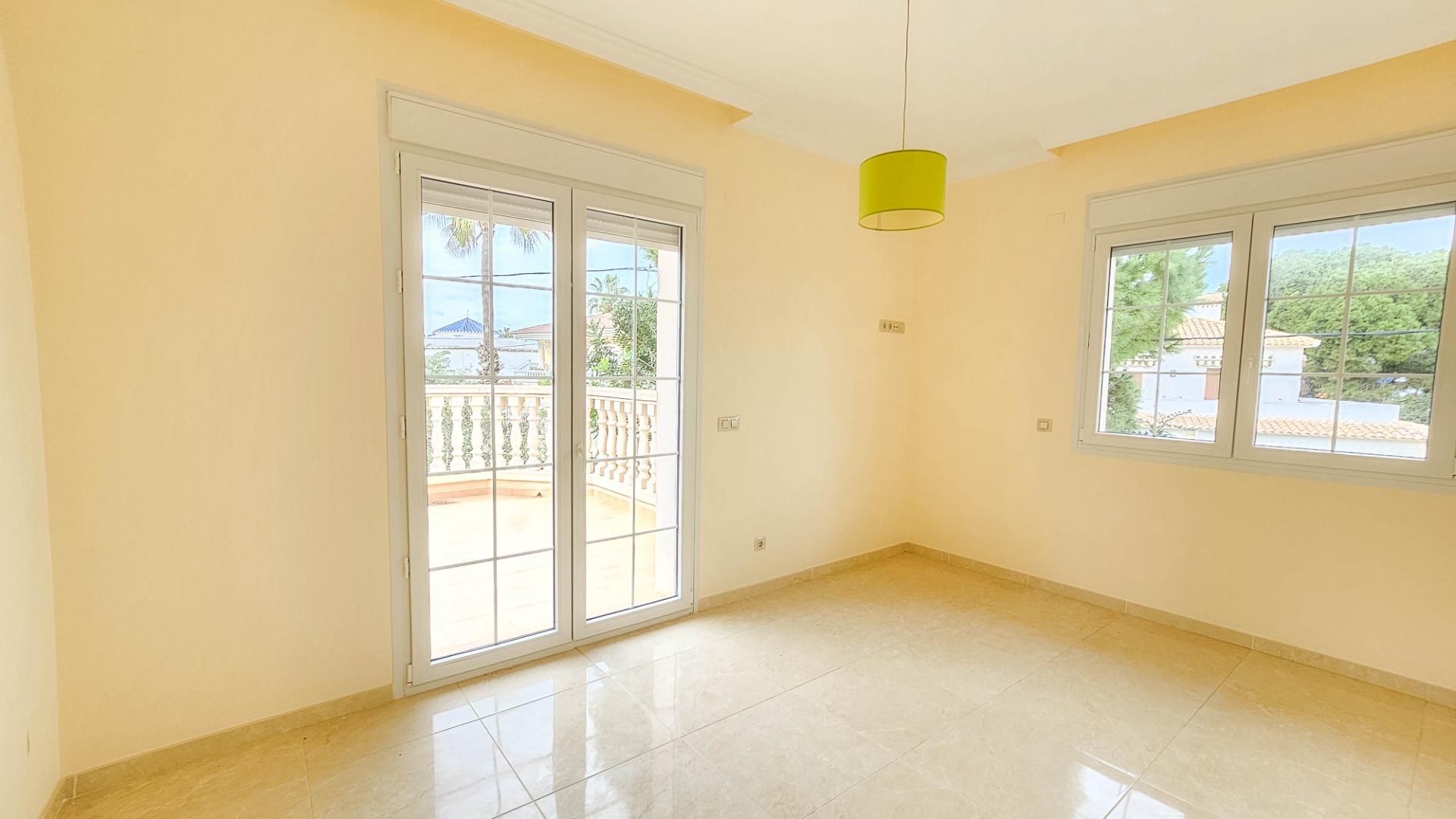 Pool area in villa for sale in Cabo Roig