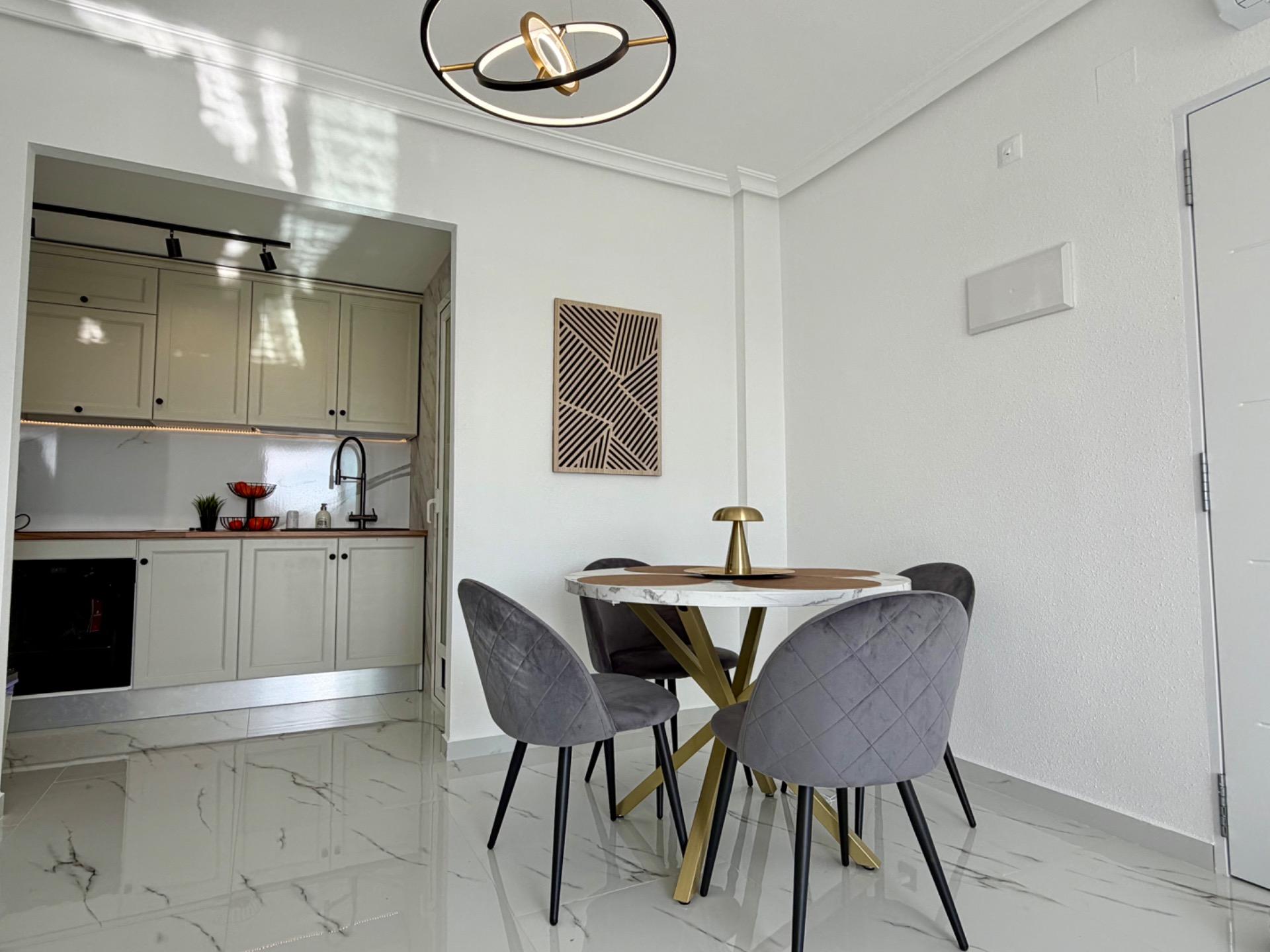 Garden in apartment for sale in Orihuela Costa