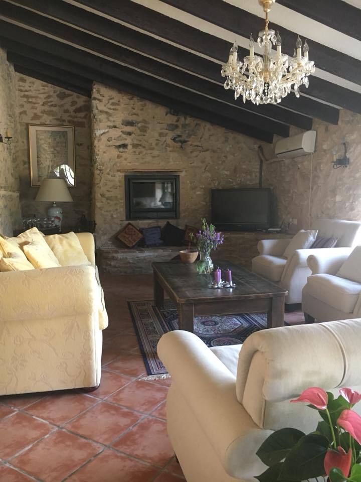 Pool area in finca for sale in Benissa