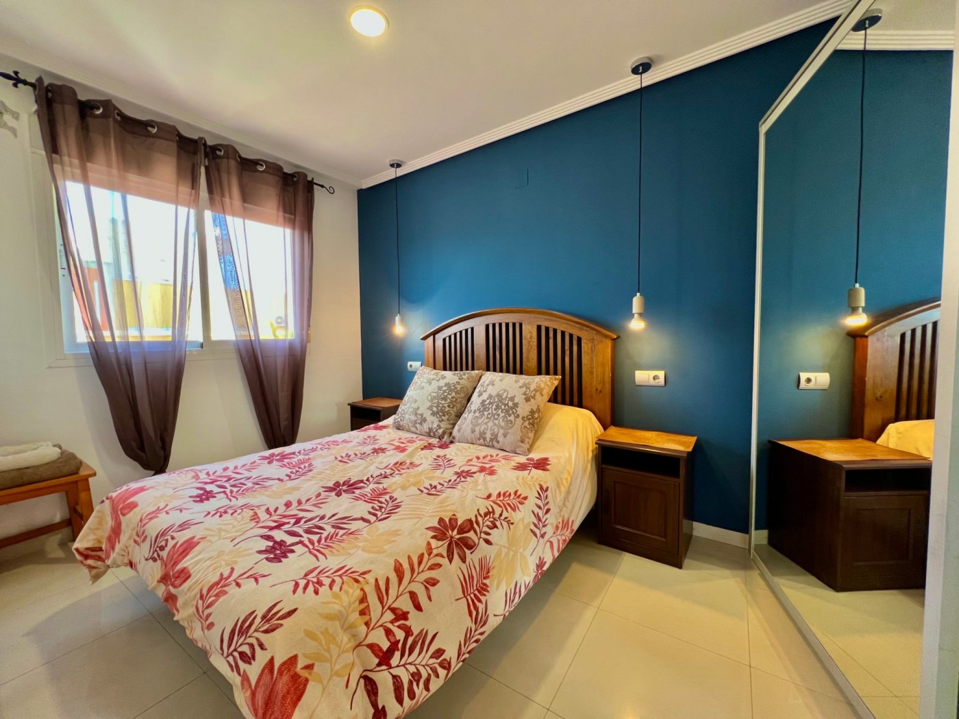 Master bedroom in penthouse for sale in Torrevieja