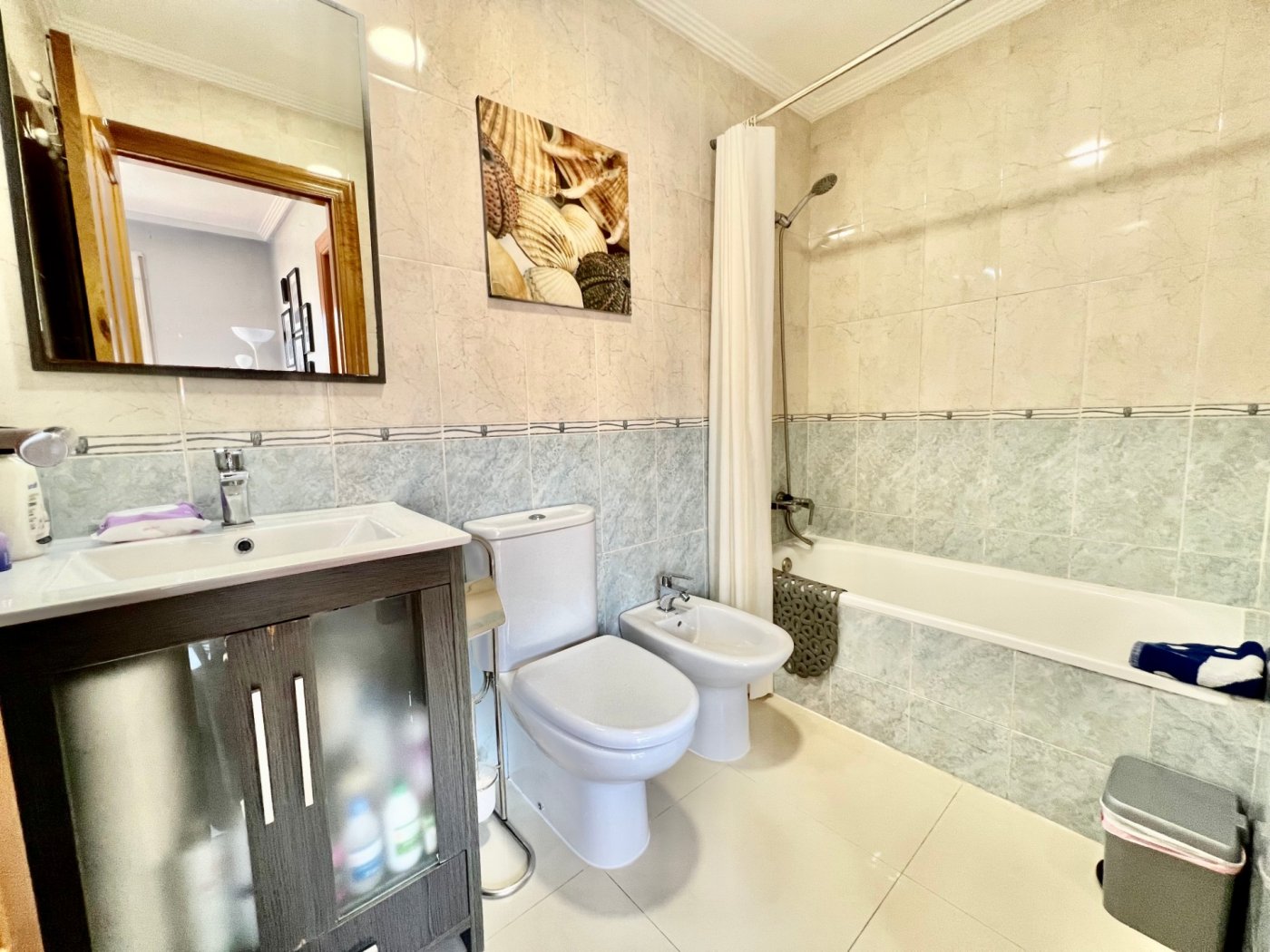 Pool area in penthouse for sale in Torrevieja