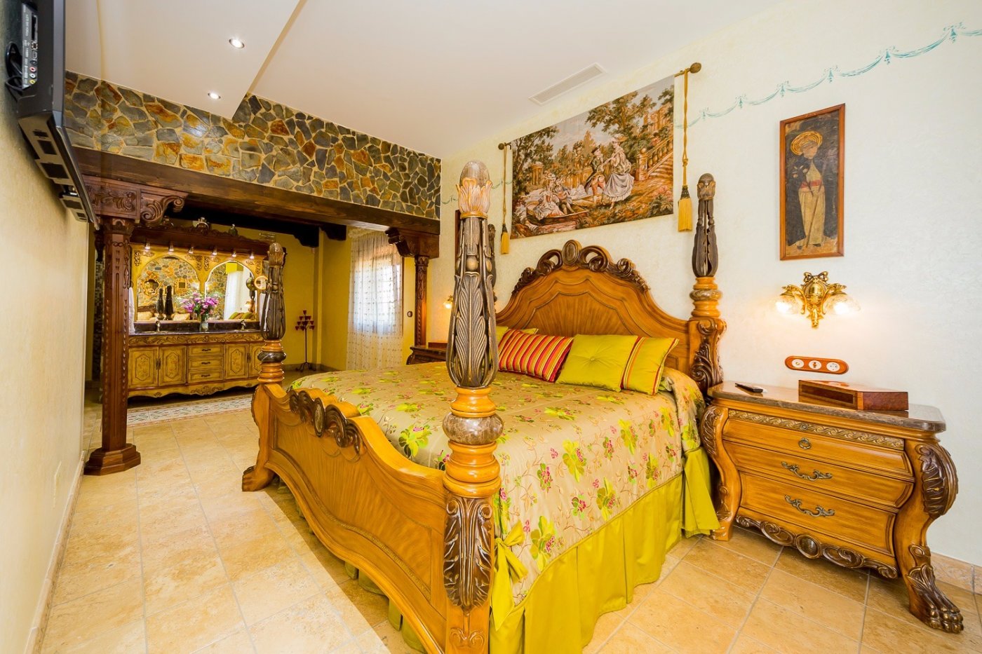 Living room in finca for sale in Almoradi