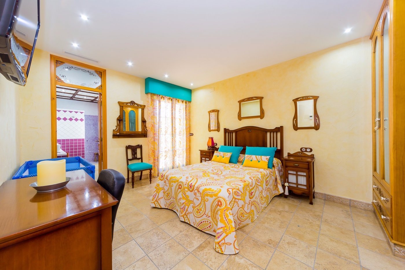Kitchen in finca for sale in Almoradi