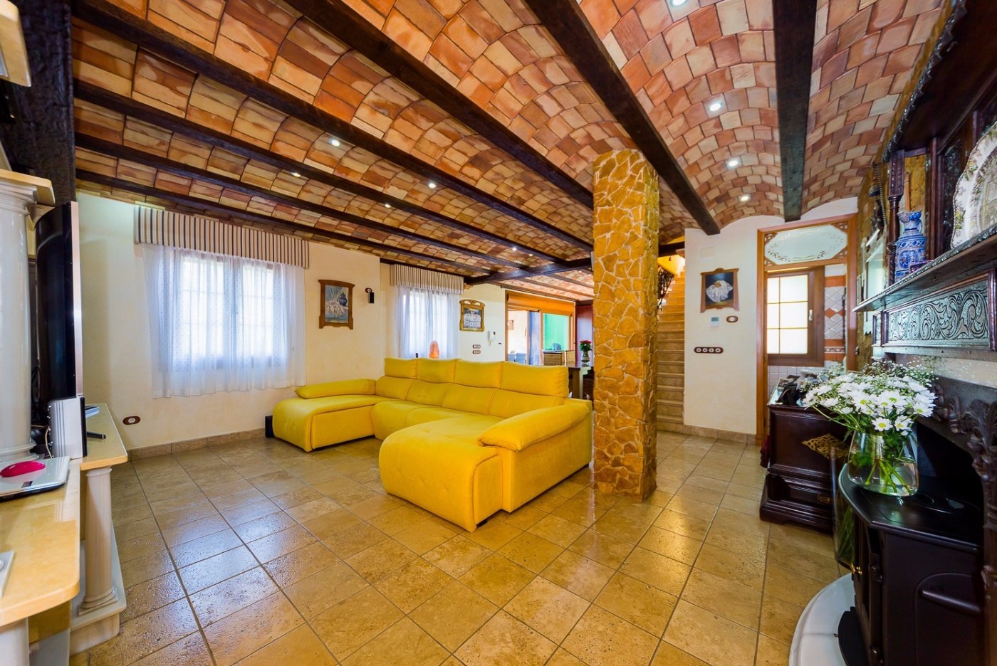 Living room in finca for sale in Almoradi