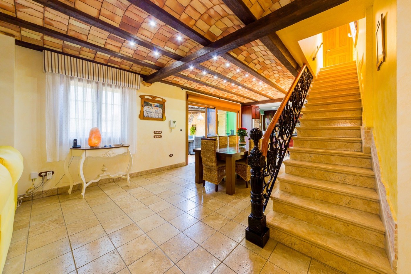 Pool area in finca for sale in Almoradi