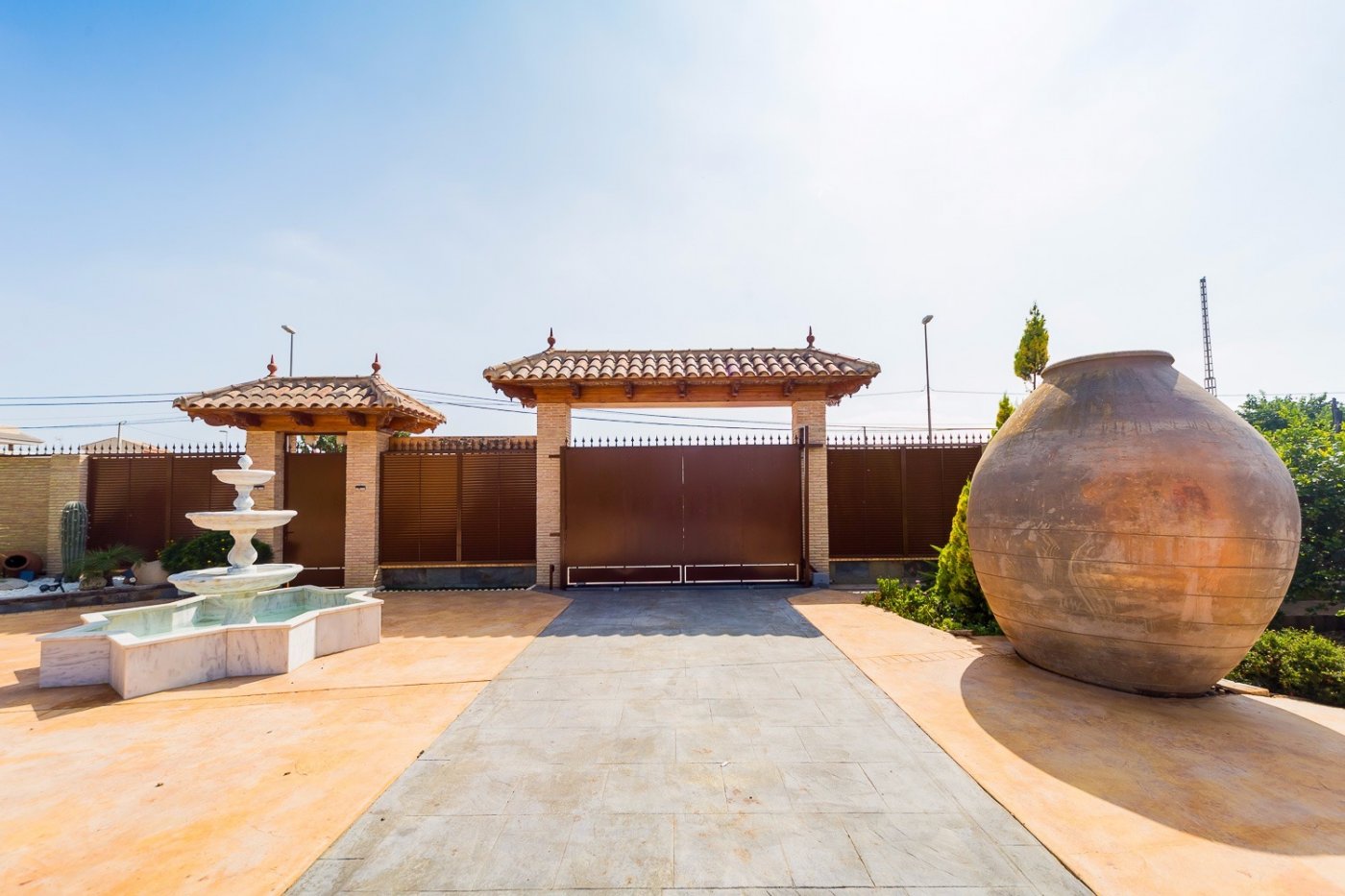 Dining area in finca for sale in Almoradi
