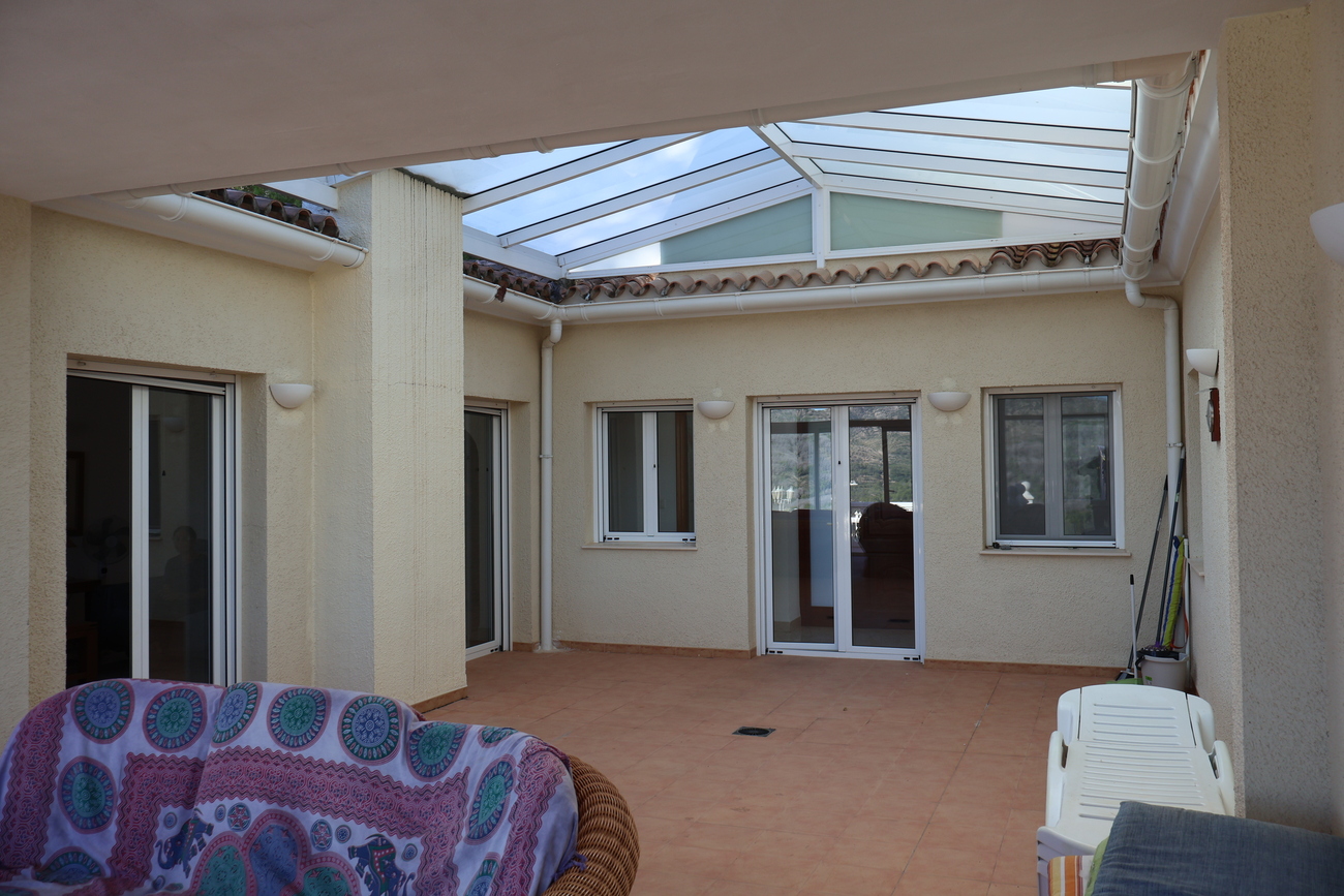 Terrace in villa for sale in La Sella Golf