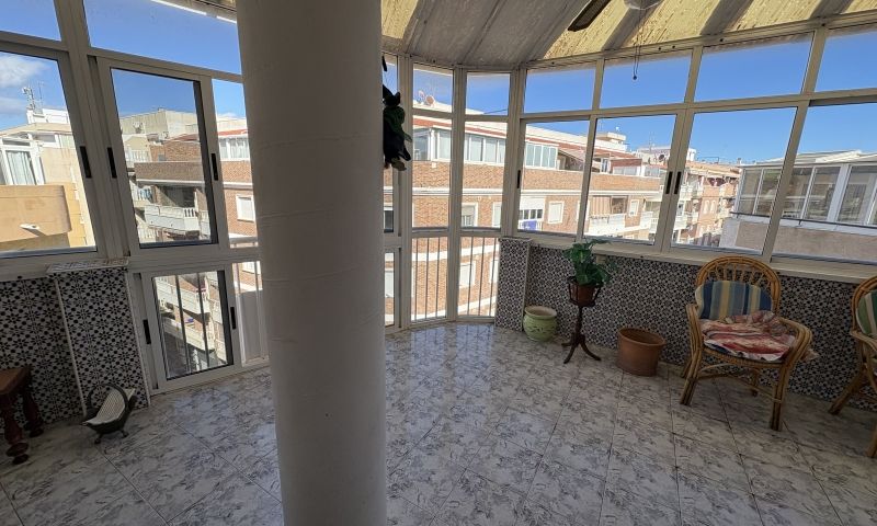 Terrace in apartment for sale in Torrevieja