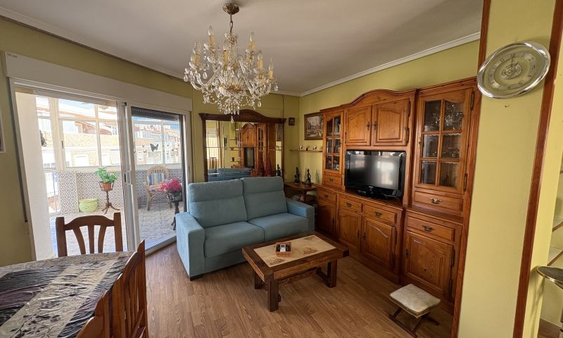 Garden in apartment for sale in Torrevieja