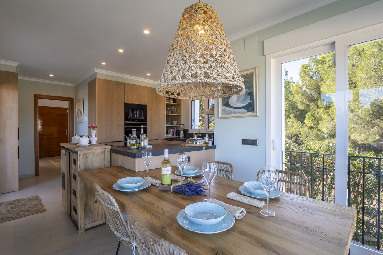 Exterior view in villa for sale in javea