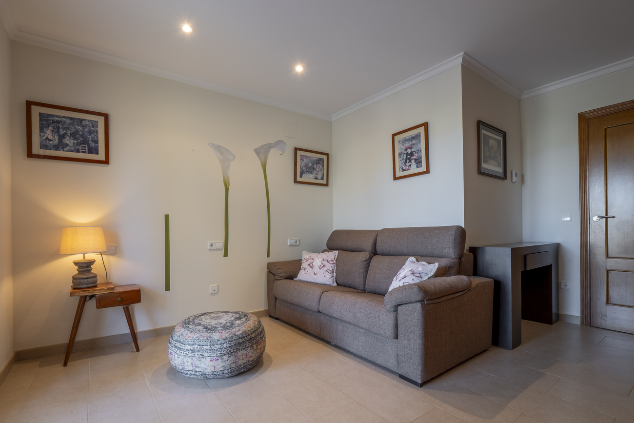 Pool area in villa for sale in javea