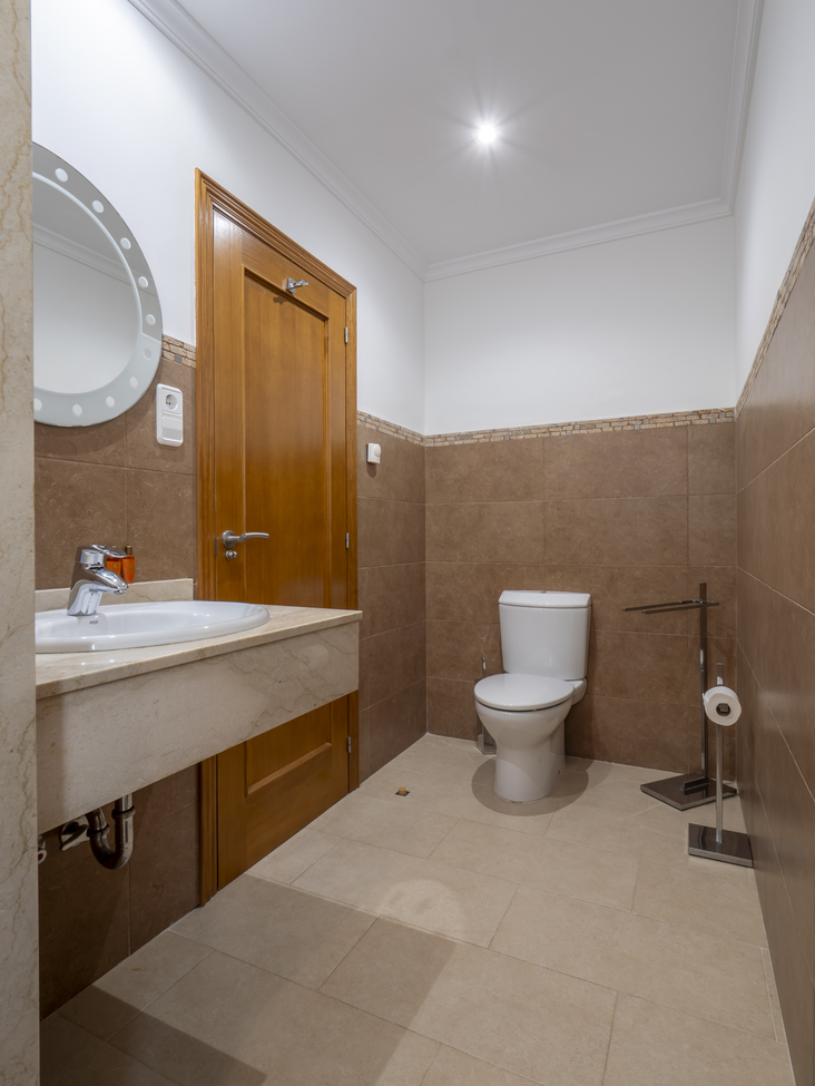 Bathroom in villa for sale in javea
