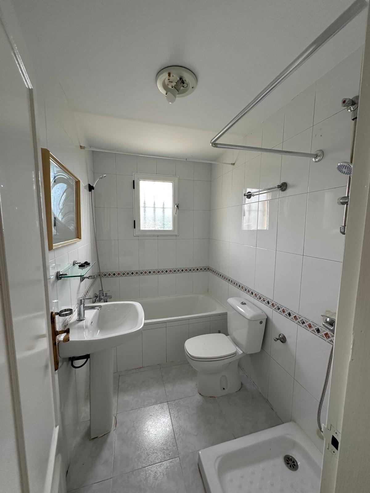 Pool area in bungalow for sale in Torrevieja