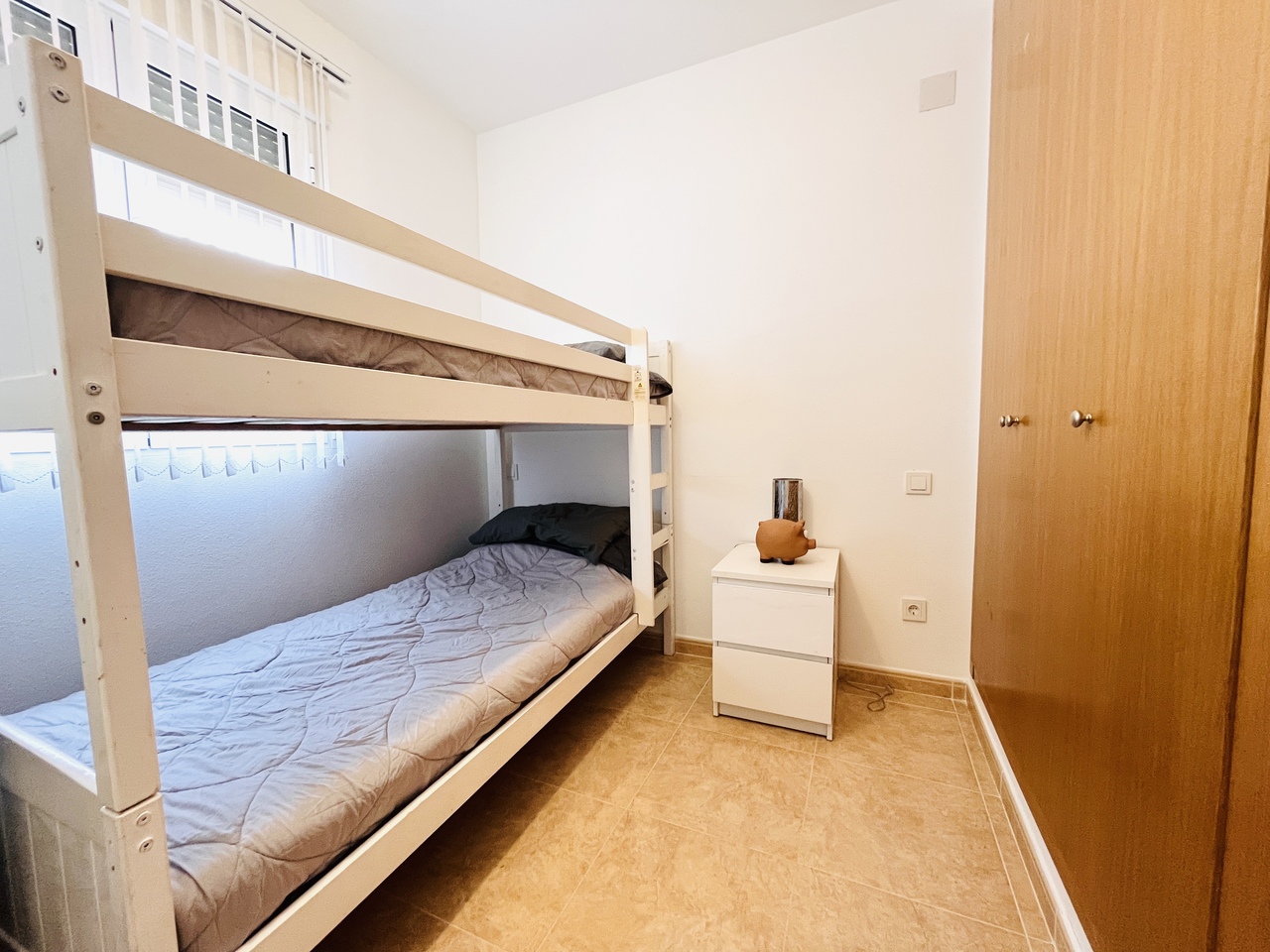 Master bedroom in terraced for sale in Cabo Roig