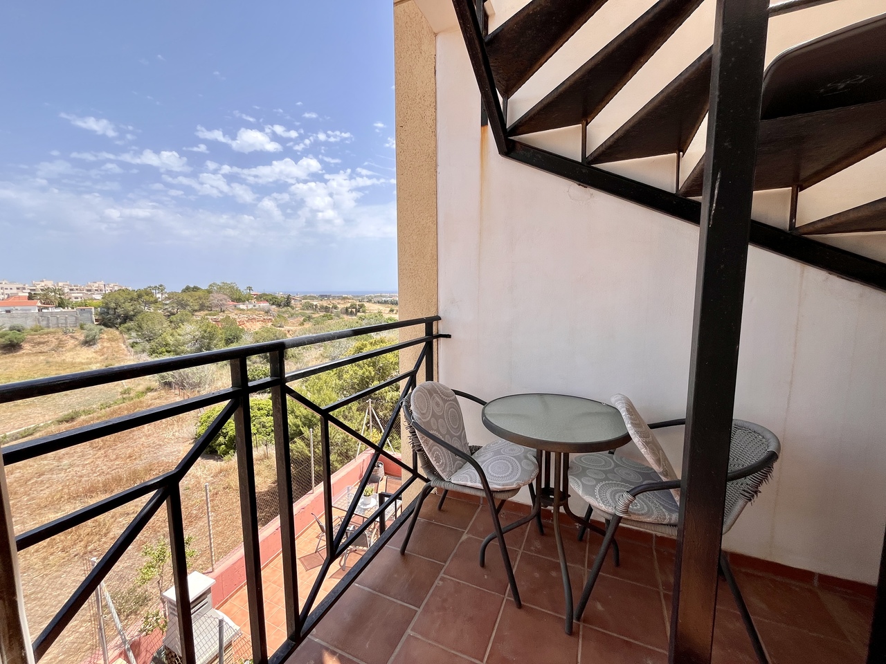 Pool area in terraced for sale in Cabo Roig
