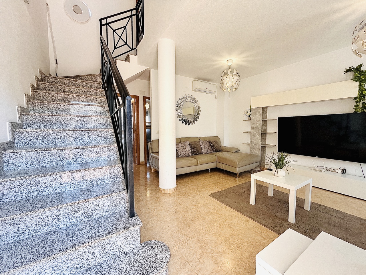 Pool area in terraced for sale in Cabo Roig