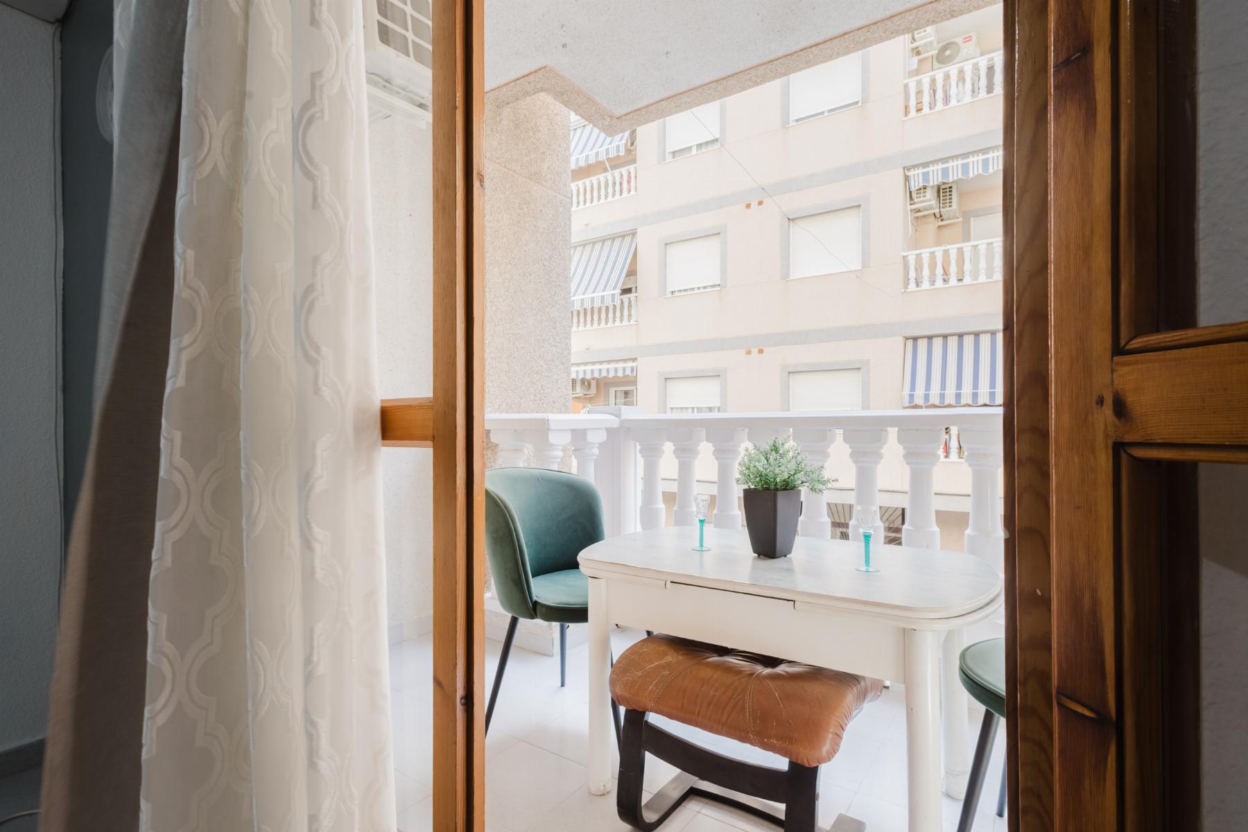 Garden in apartment for sale in Torrevieja