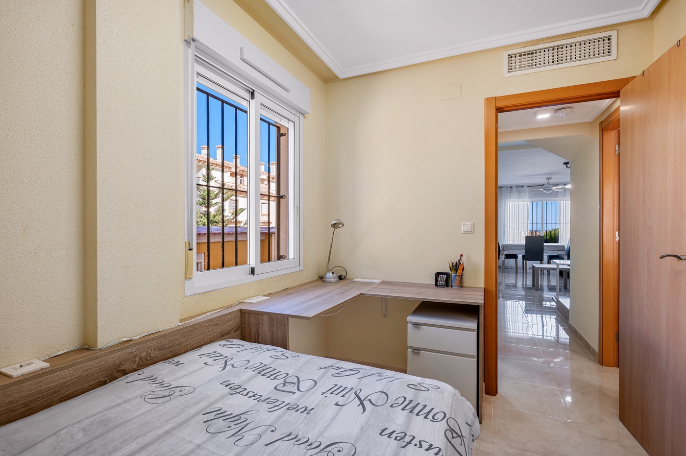 Pool area in villa for sale in Orihuela Costa