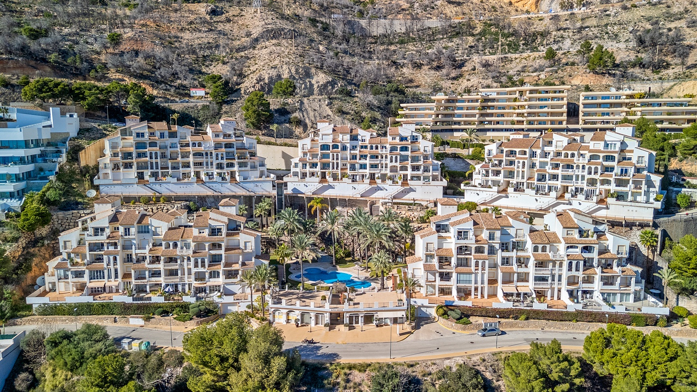 Living room in apartment for sale in Altea