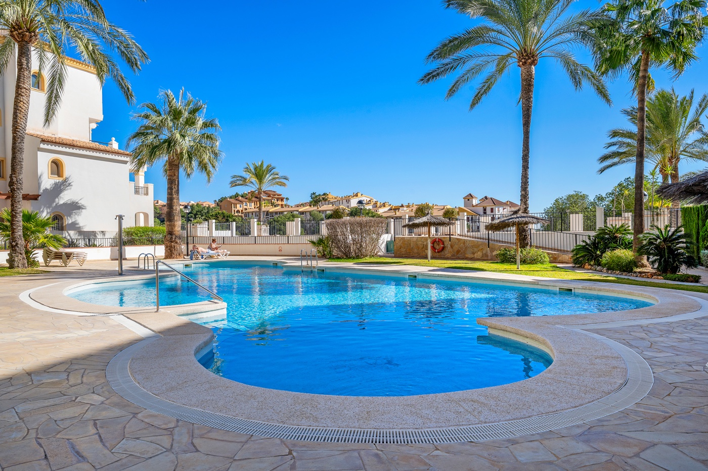 Garden in apartment for sale in Altea