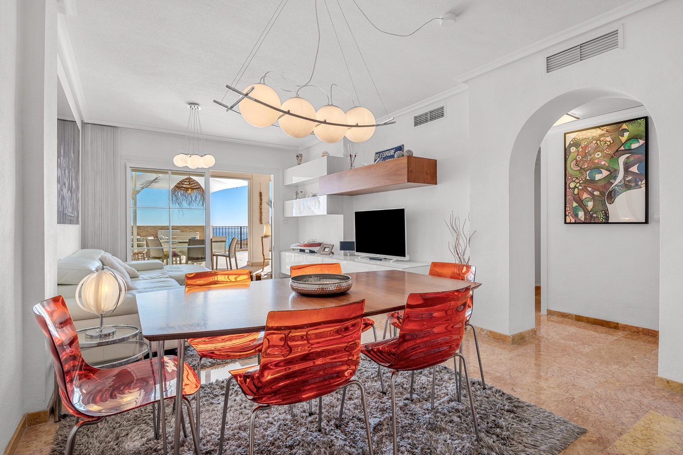 Garden in apartment for sale in Altea