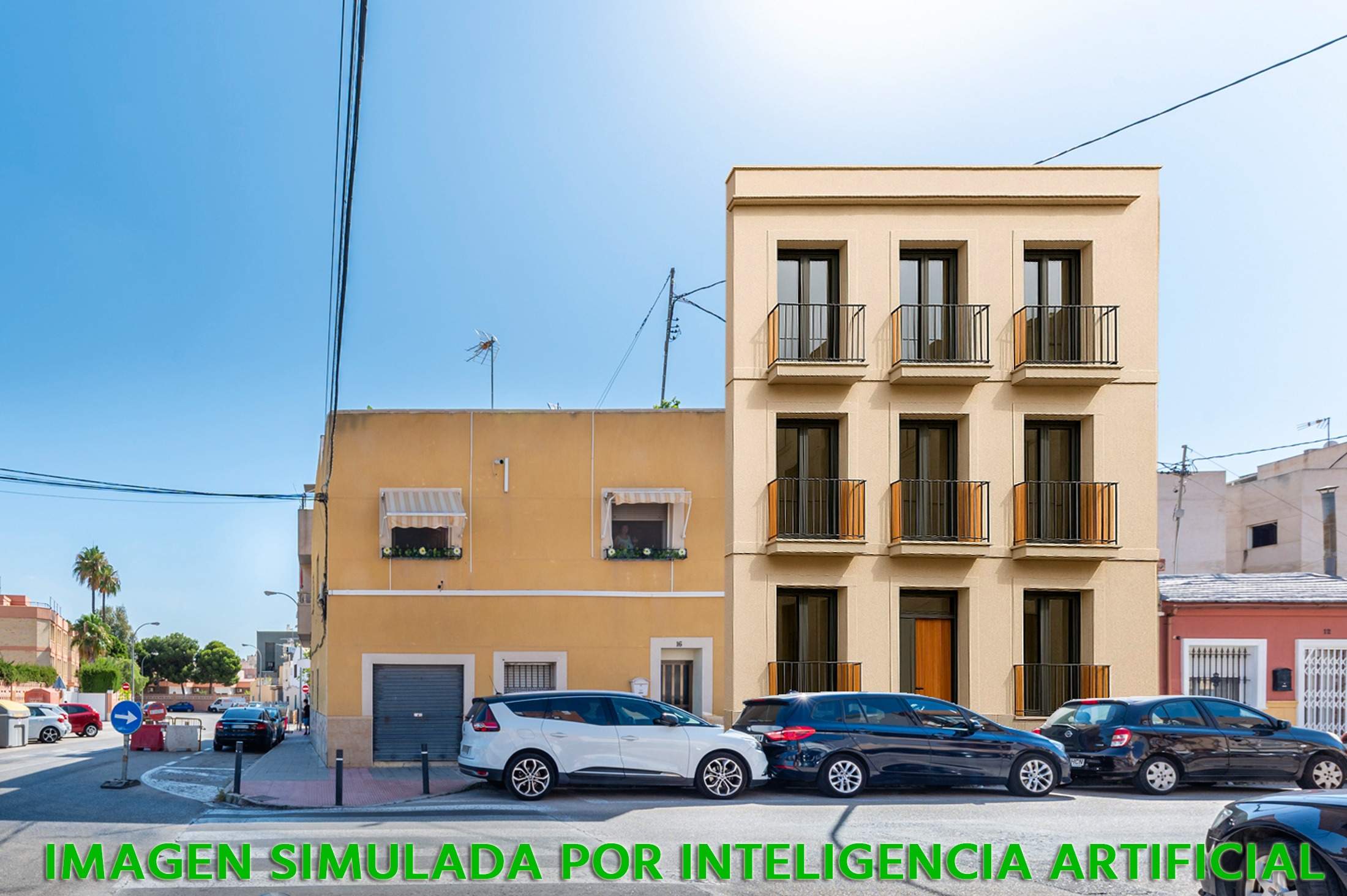 Master bedroom in terraced for sale in Alicante