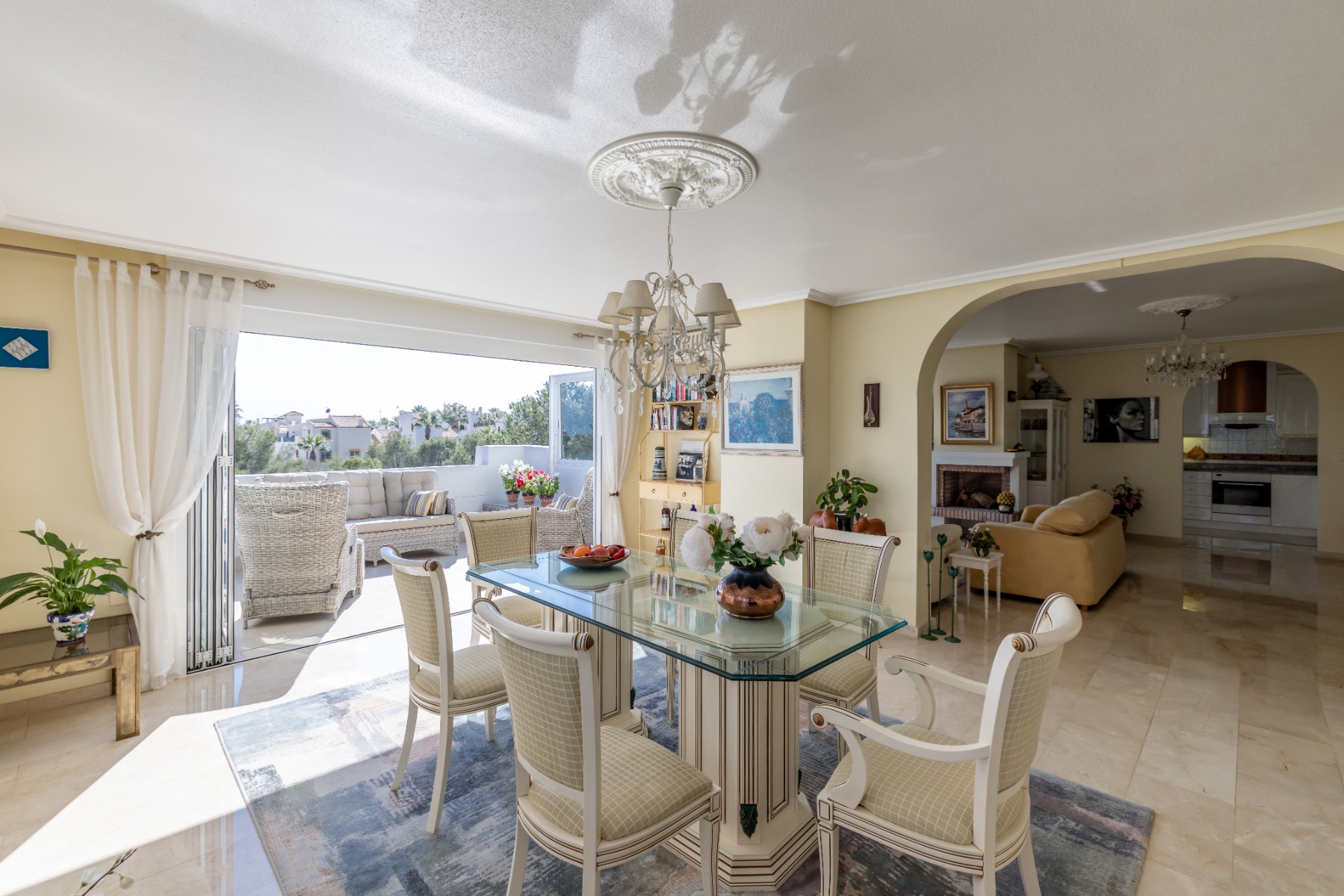 Master bedroom in apartment for sale in Orihuela Costa