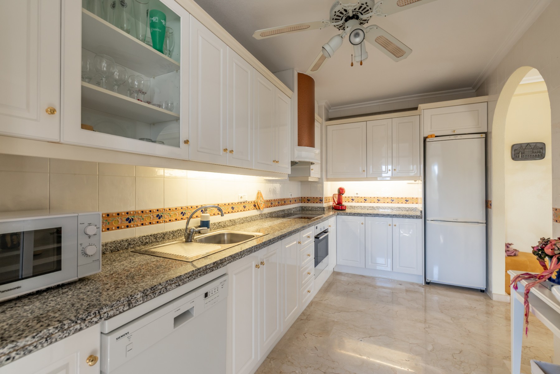 Pool area in apartment for sale in Orihuela Costa