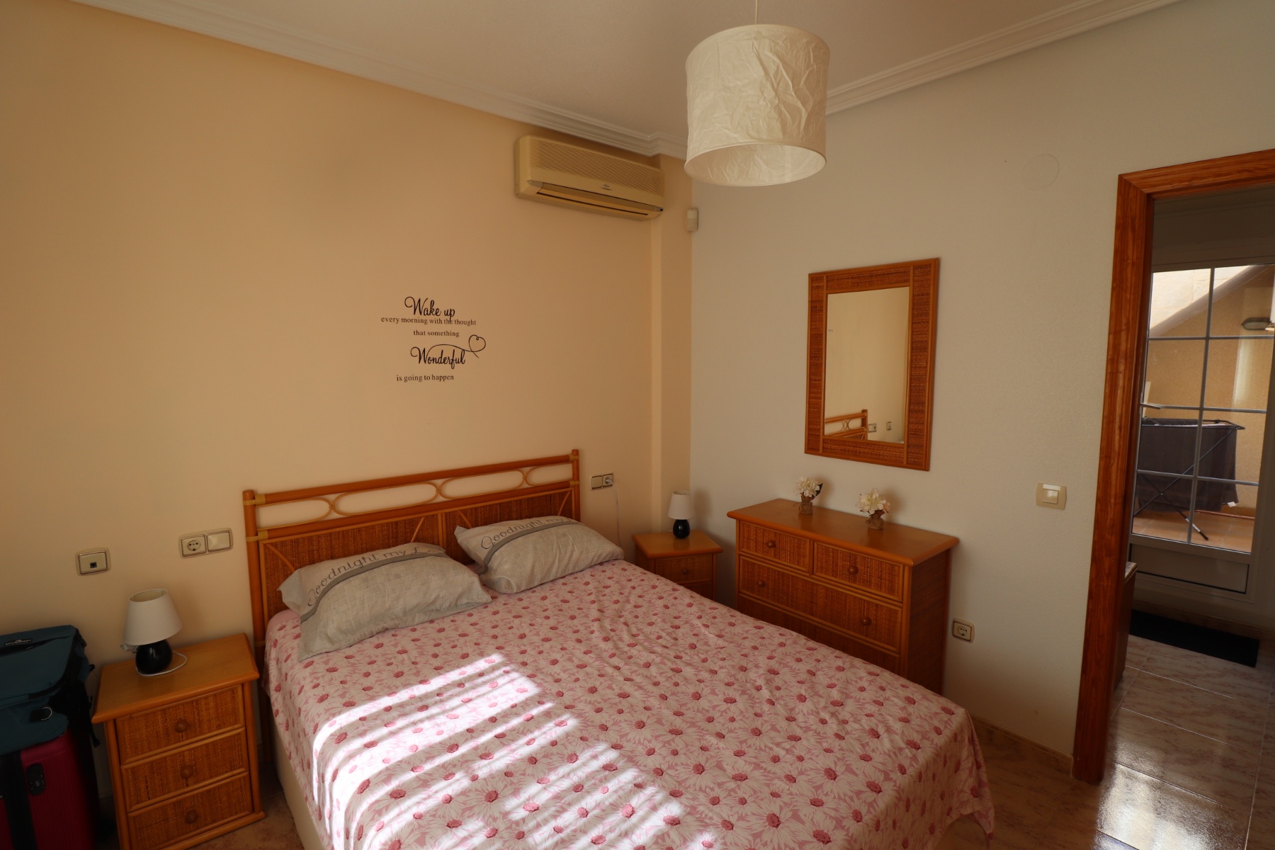 Master bedroom in terraced for sale in Orihuela Costa