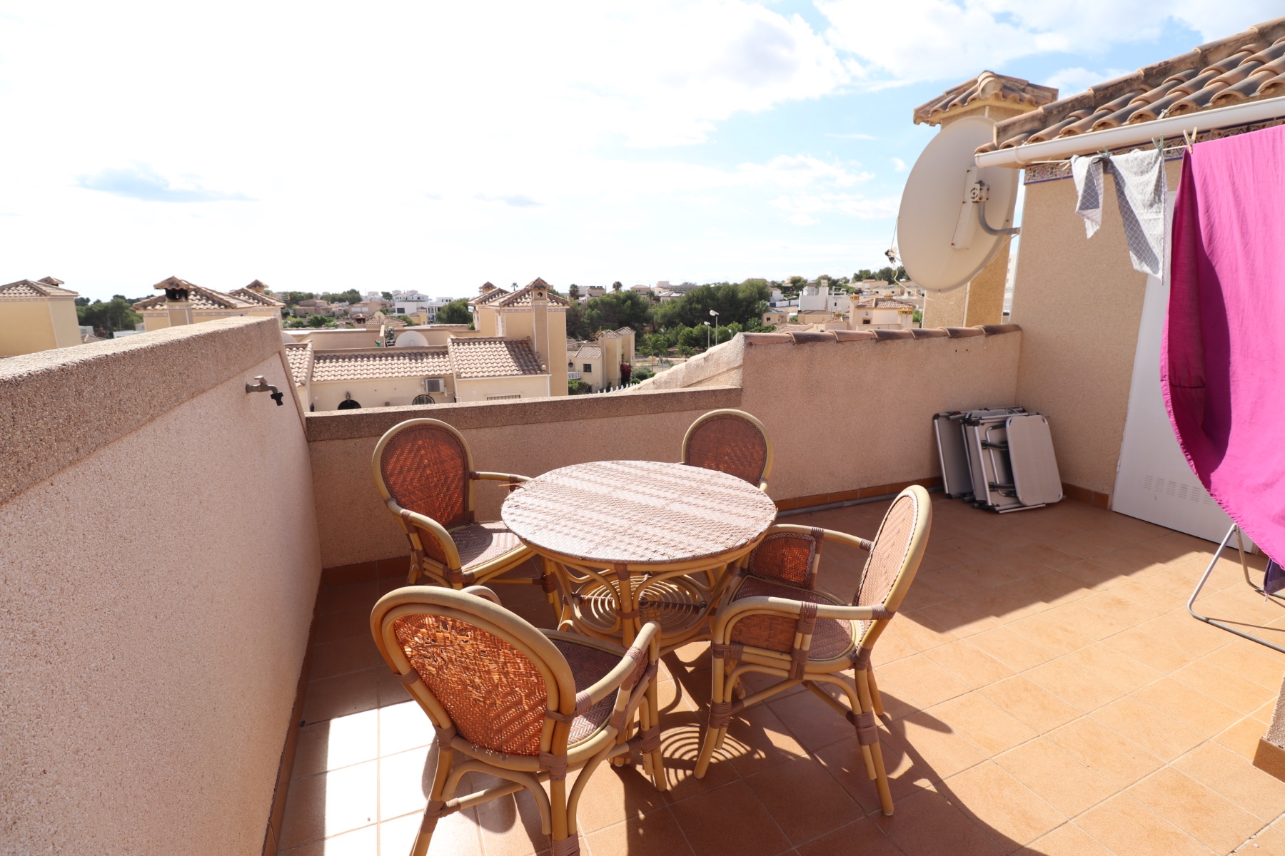 Master bedroom in terraced for sale in Orihuela Costa