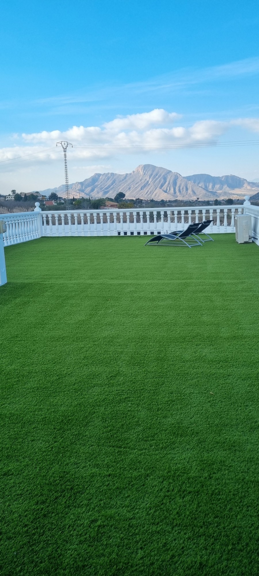 Terrace in villa for sale in Hondon de los Frailes