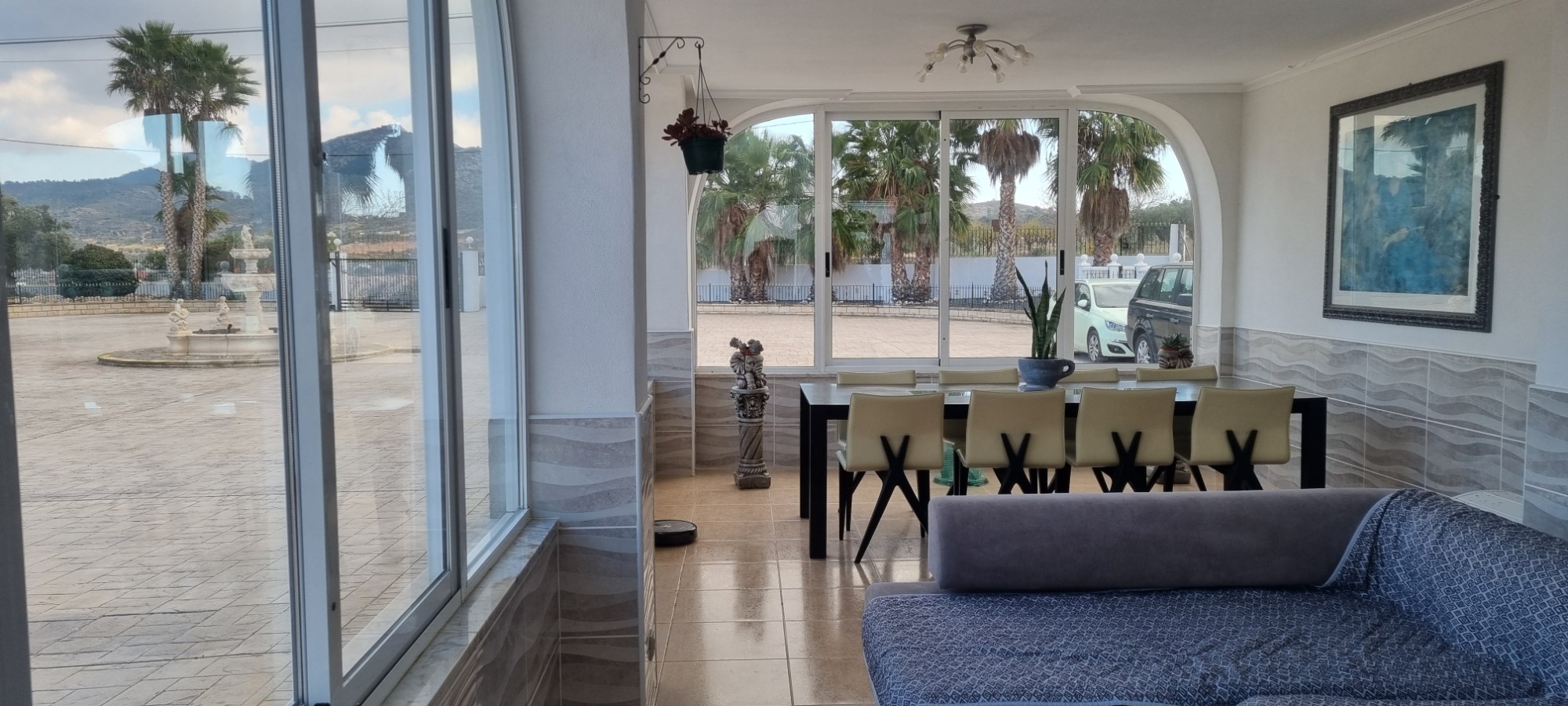 Garden in villa for sale in Hondon de los Frailes