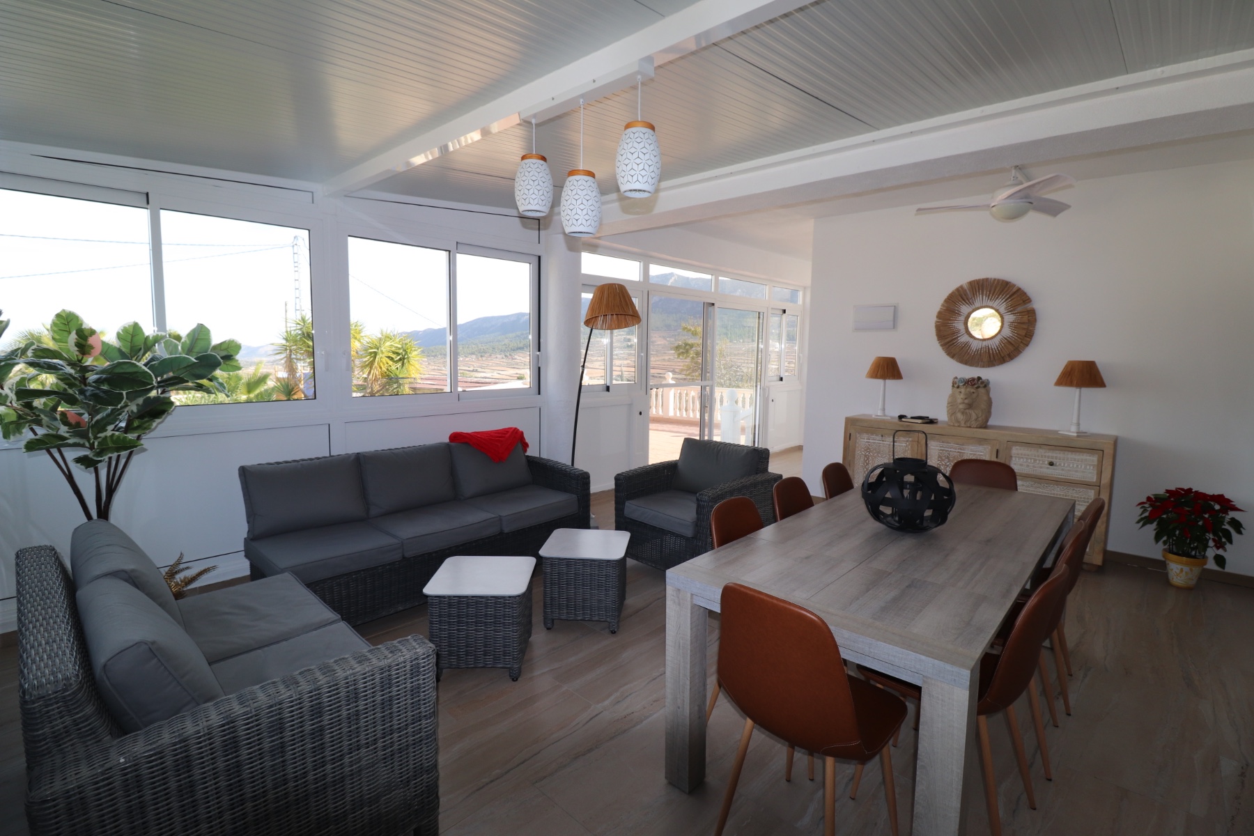 Living room in villa for sale in La Romana