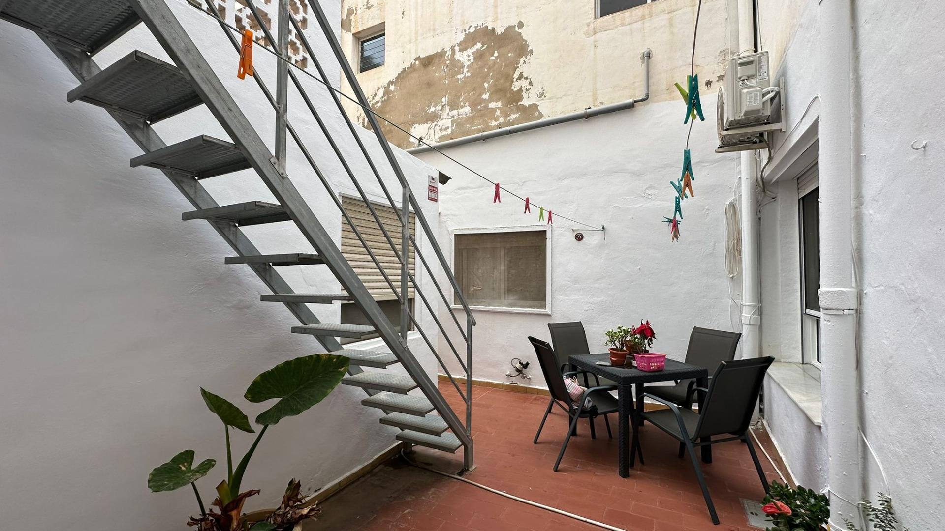 Pool area in apartment for sale in Torrevieja