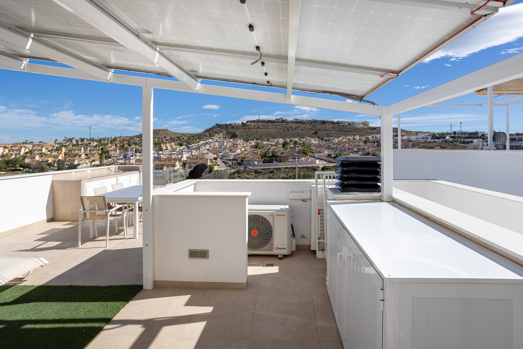 Pool area in villa for sale in Benijofar