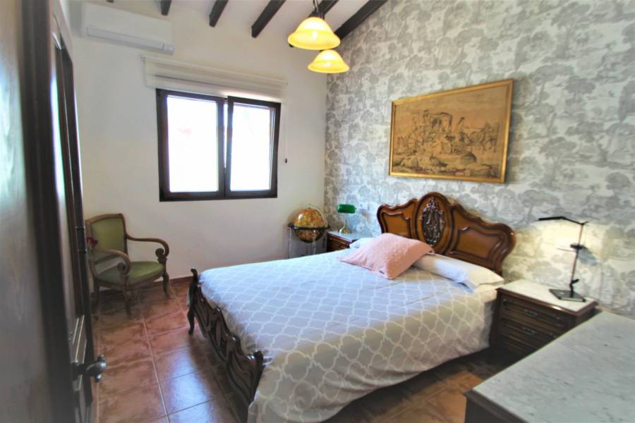 Pool area in villa for sale in Orihuela Costa