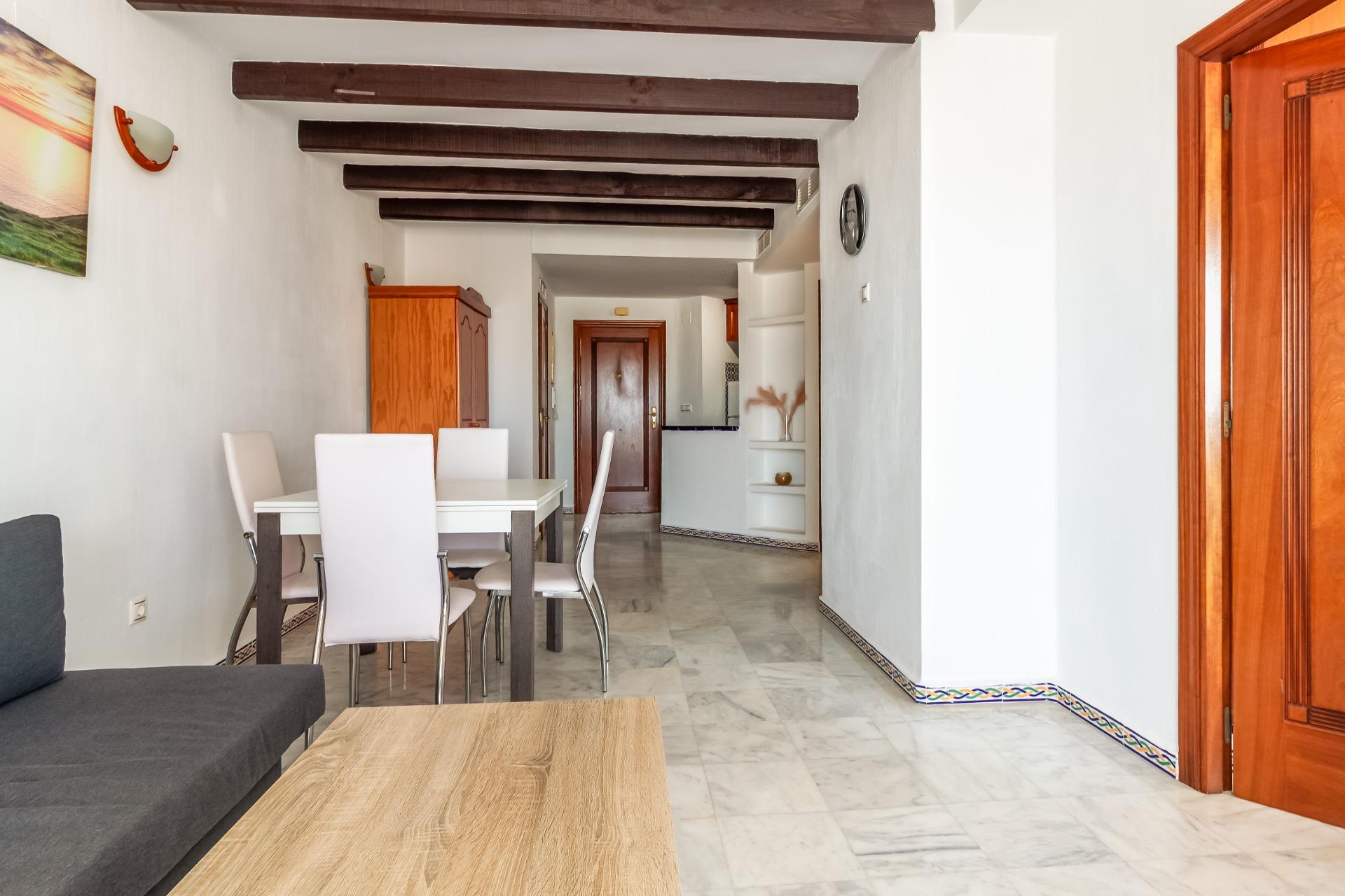 Pool area in apartment for sale in Torrevieja