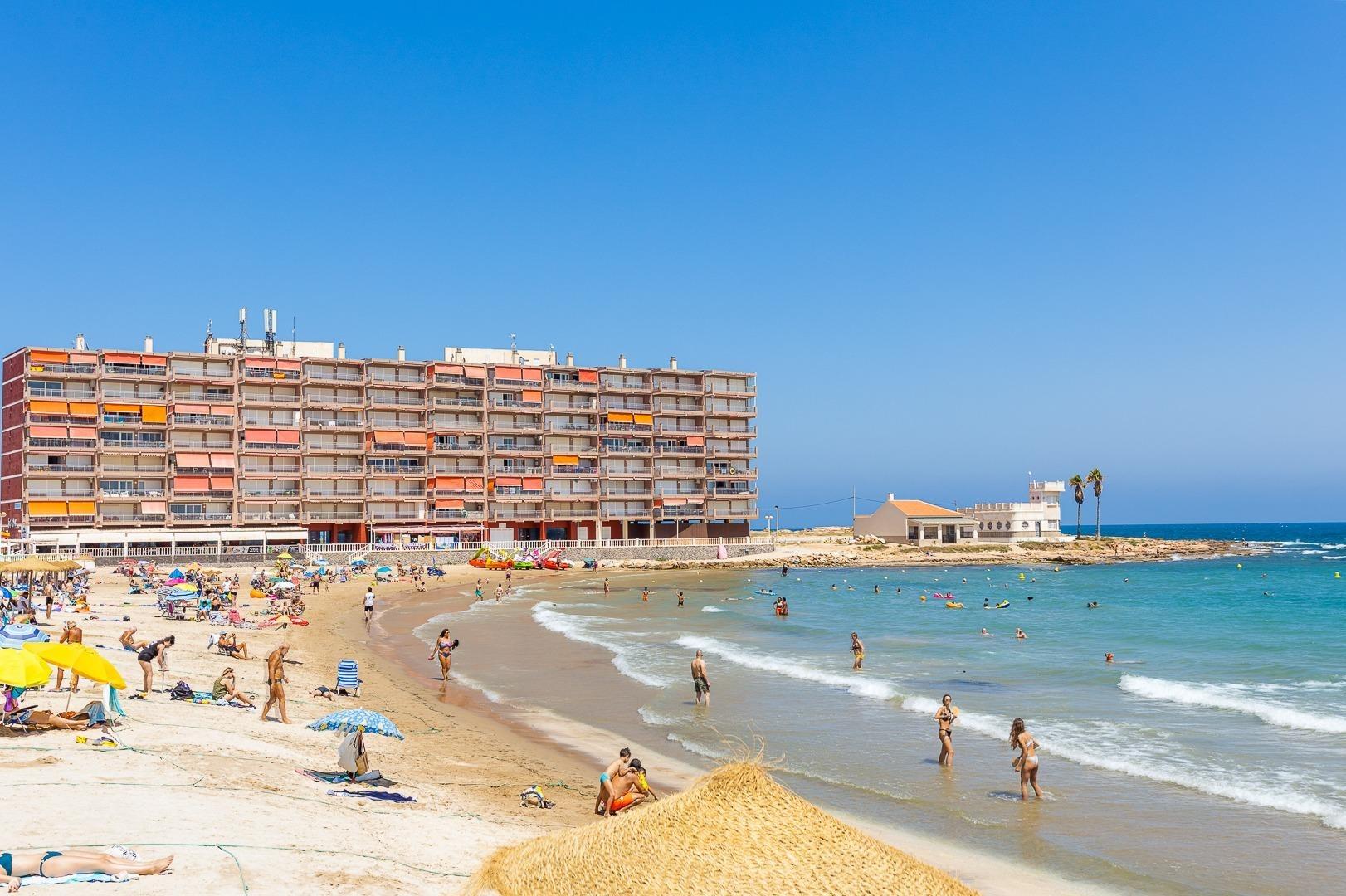 Garden in apartment for sale in Torrevieja